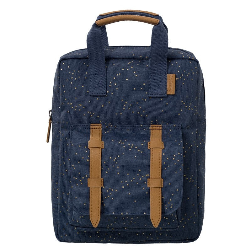 kleiner Kinder Rucksack, Indigo Dots