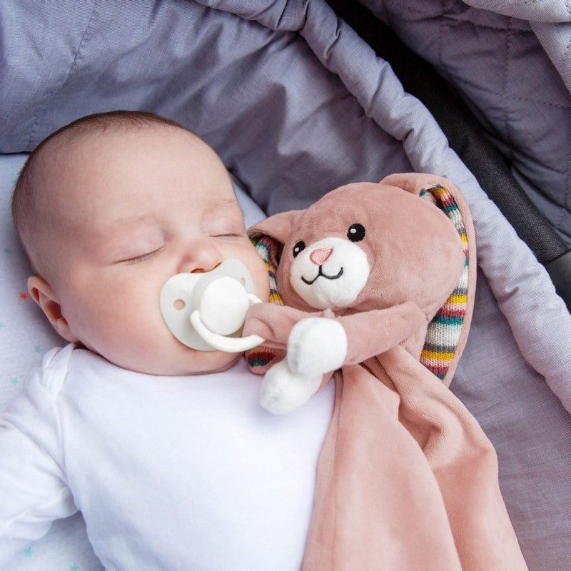 Kuscheltuch mit Sound-Modul, Hase Becky