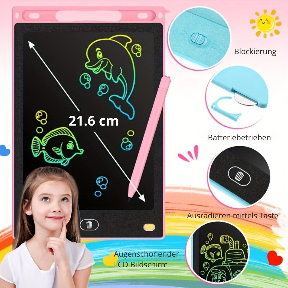 LCD Schreib- und Maltafel für Kinder (2er-Set)