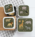Lunchbox, 4er Set, Savanne