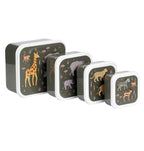 Lunchbox, 4er Set, Savanne