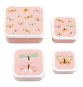 Lunchbox, 4er Set, Schmetterlinge