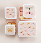 Lunchbox, 4er Set, Schmetterlinge