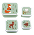 Lunchbox, 4er Set, Waldfreunde