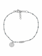 MAM Armband, Silber Federn