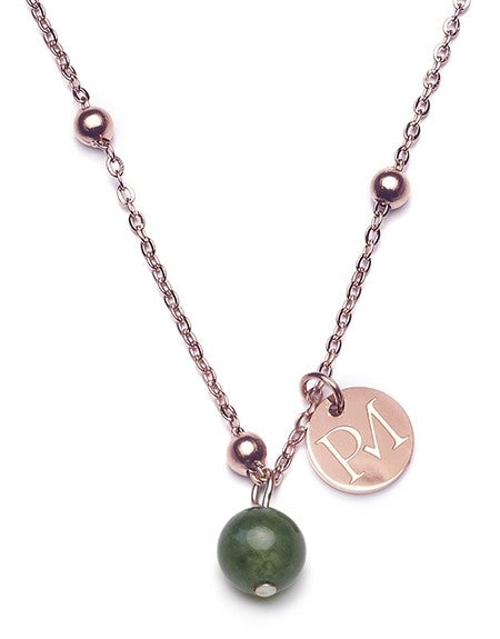 MAM Collection Halskette - Rosé mit Achat
