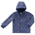 Regenjacke, Kaninchen Indigo