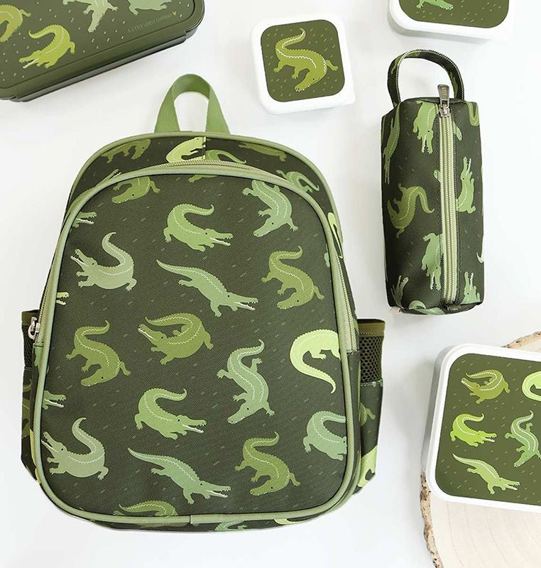 Rucksack mit Isolierfach, Krokodil