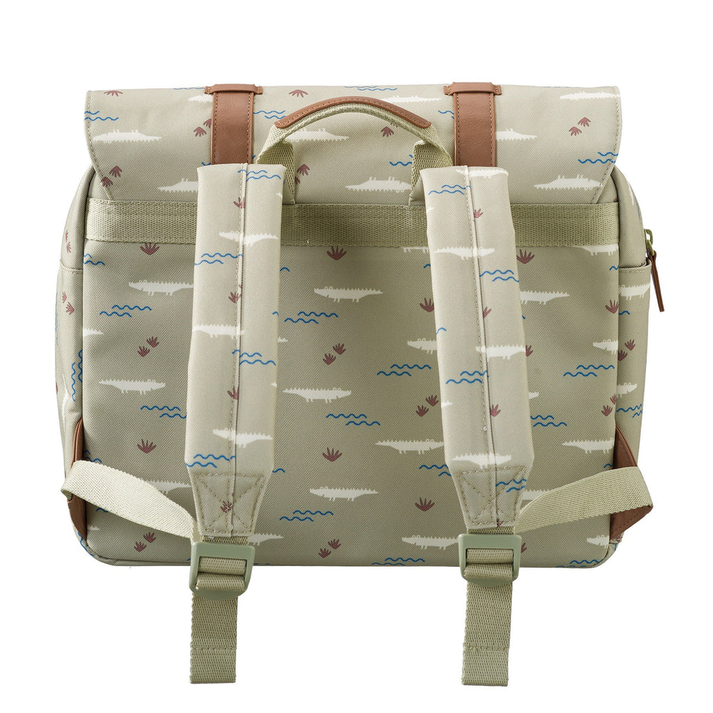 Schultasche Krokodile