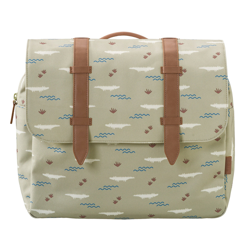 Schultasche Krokodile