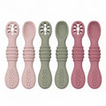 Silikon Babylöffel Set – 6 Stück weiche Lernlöffel