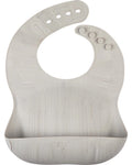 Silikon Esslätzchen, Marble Cloudy Gray