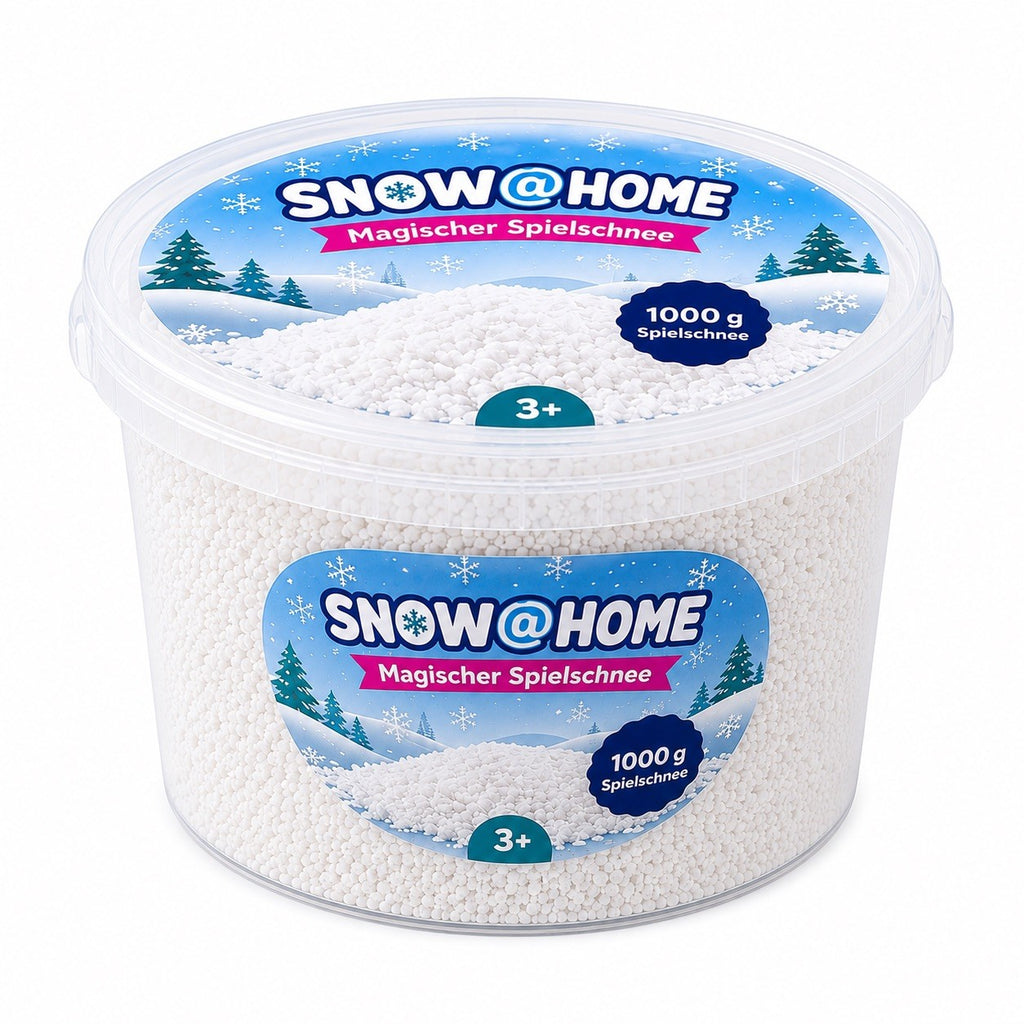 Snow@Home Spielschnee inkl. Förmchen und Spielunterlage