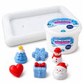 Snow@Home Spielschnee inkl. Förmchen und Spielunterlage