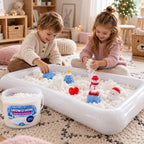 Snow@Home Spielschnee inkl. Förmchen und Spielunterlage
