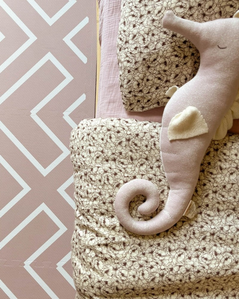 Spielmatte Modern Blocks altrosa