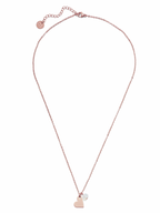 Steel Collection Halskette - Herz Rosé