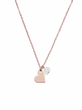 Steel Collection Halskette - Herz Rosé