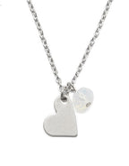 Steel Collection Halskette - Herz Silber