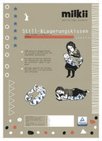 Stillkissenbezug 190 cm, zweilagige Musselin Baumwolle - Himmelblau