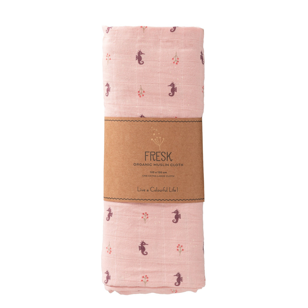 Swaddle Mulltuch, Seahorse