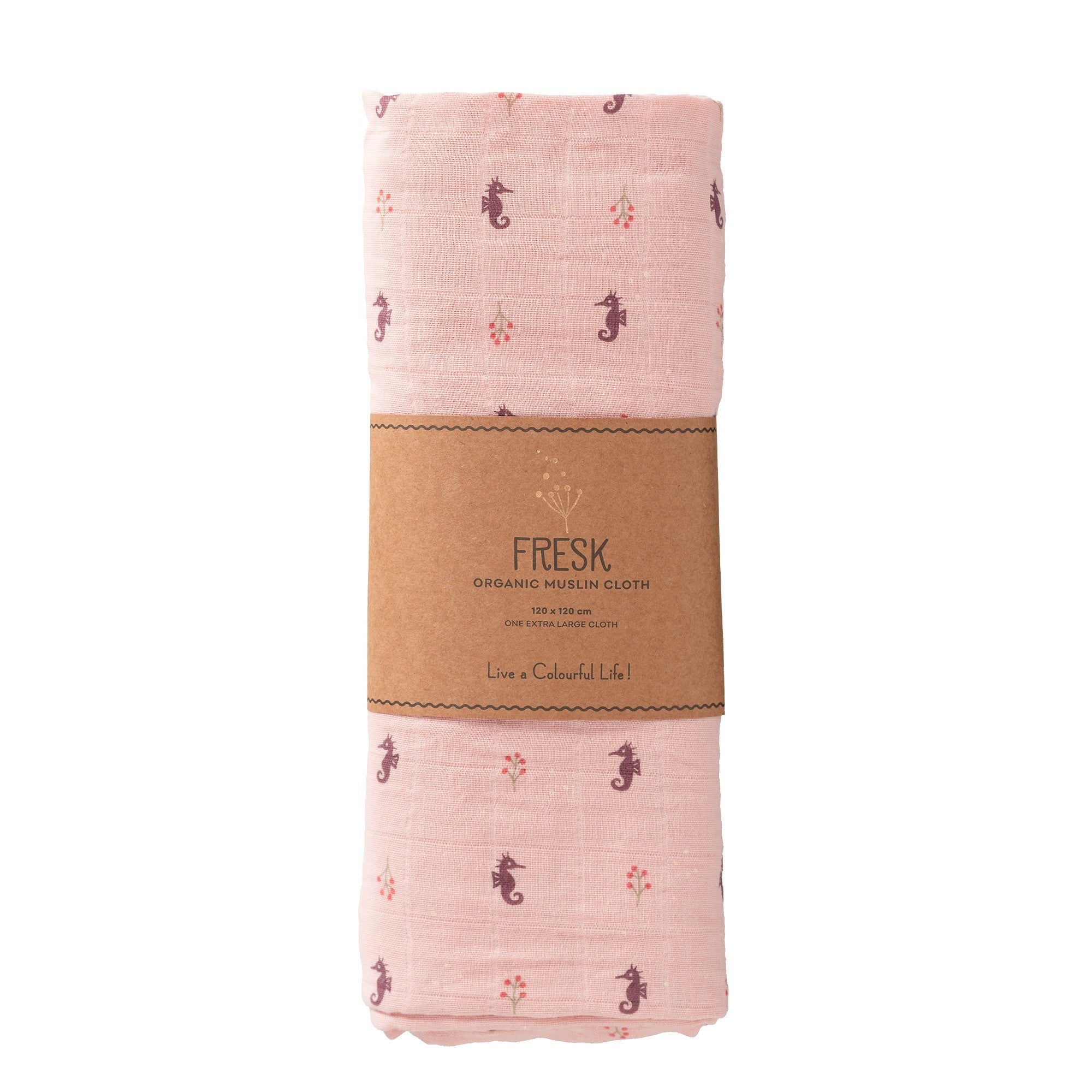 Swaddle Mulltuch, Seahorse