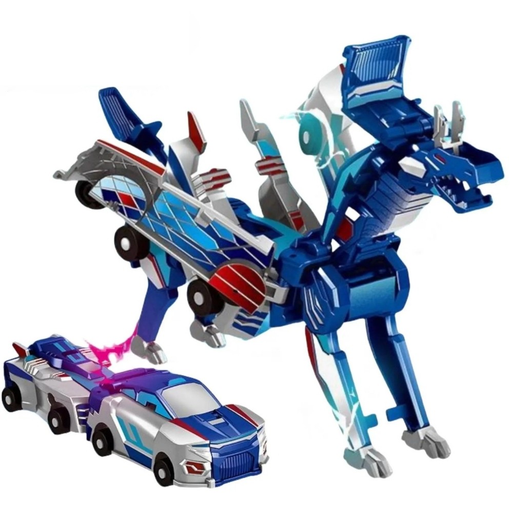 Transformierende Autoroboter 2er-Set, Drache