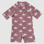 UV Badeanzug komplett, Whale Ash Rose