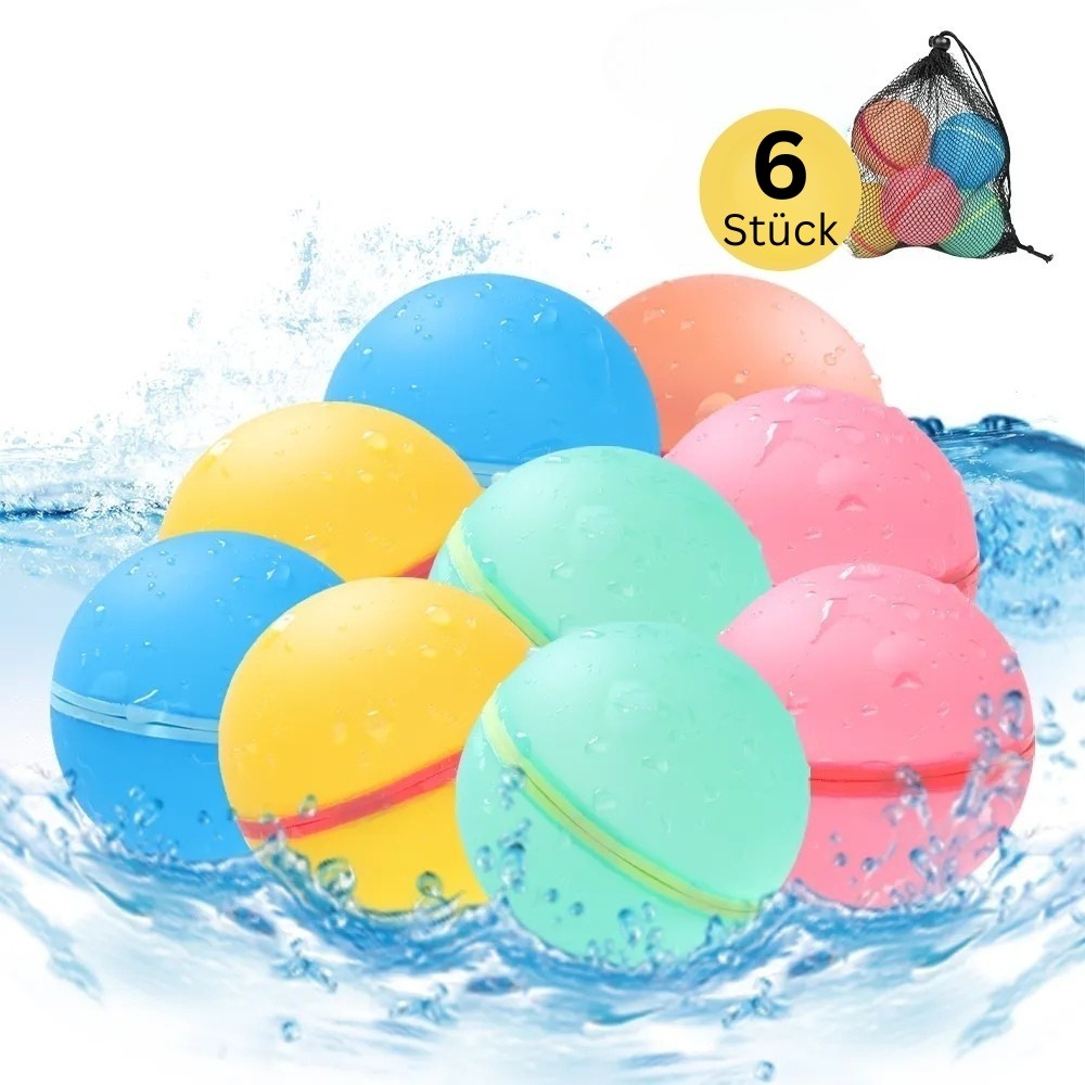 wiederverwendbare Wasserbomben (6 Stk.)
